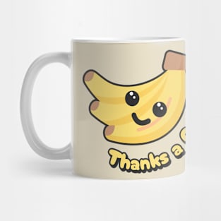 Thanks a Bunch! Cute Banana Pun Mug